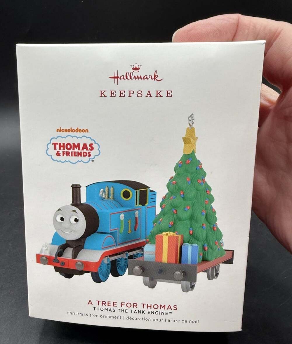 Hallmark Keepsake Ornament Thomas And Friends A Tree For Thomas MIB EUC -51D